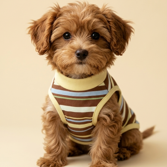 Tailmi Paws Vibrant Passion Dog Shirt Flat-lay image